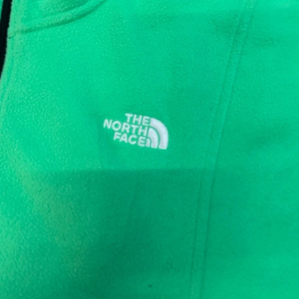 The North Face Mens XXL Neon Green Quarter Zip Fleece Pullover Jacket